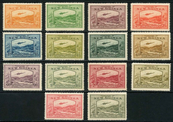 New Guinea 1939 SG.212-225 M/M