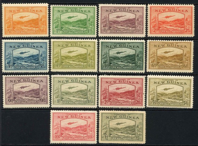 New Guinea 1939 SG.212-225 M/M