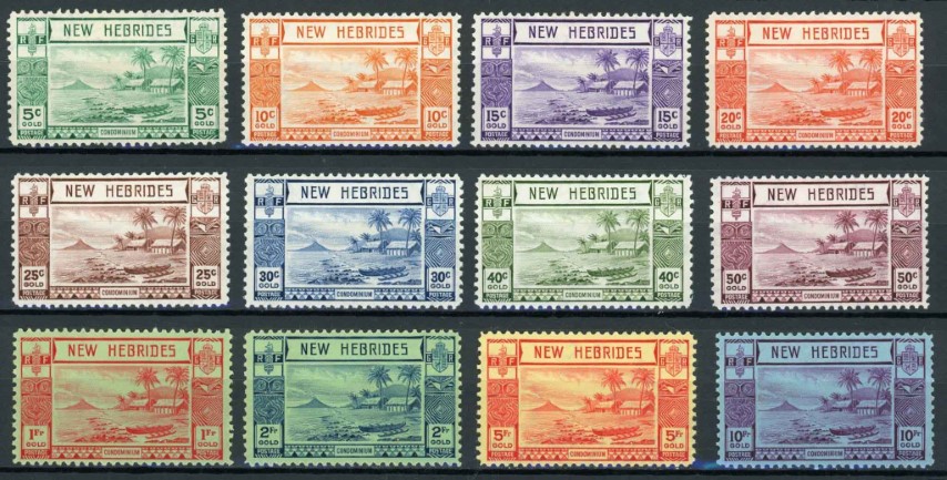 New Hebrides 1938 SG.F53-F64 M/M