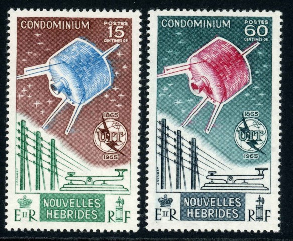 New Hebrides 1965 SG.F126-F127 U/M