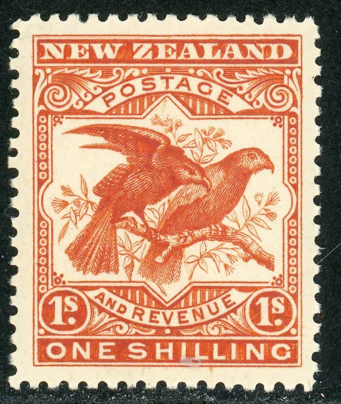 New Zealand 1898 SG.257 M/M vermilion