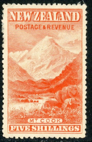 New Zealand 1898 SG.259 M/M vermilion