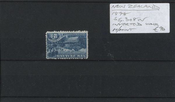 New Zealand 1898 SG.308W WMI INV, M/M