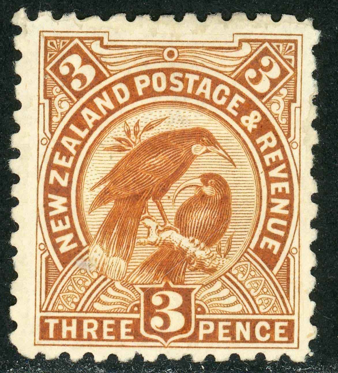 New Zealand 1899-1903 SG.261c deep brown