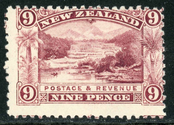 New Zealand 1899-1903 SG.267a M/M rosy purple