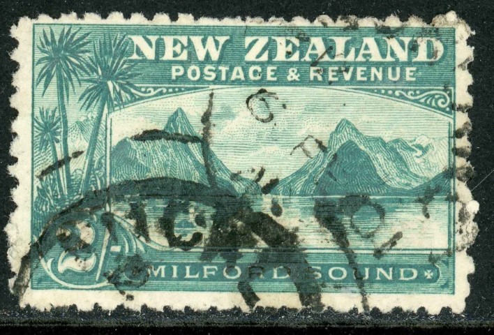 New Zealand 1899-1903 SG.269 F/U blue-green