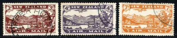 New Zealand 1931-35 SG.548-550 F/U (1)