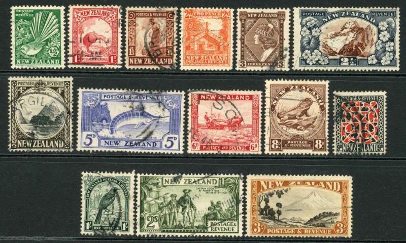 New Zealand 1935-36 SG.556-569 Used