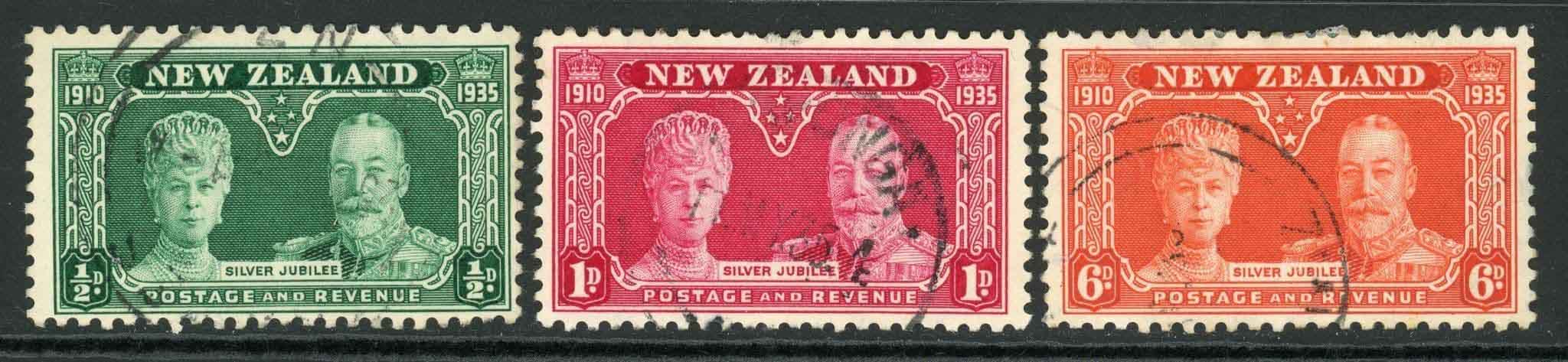 New Zealand 1935 SG.573-575 F/U (1)