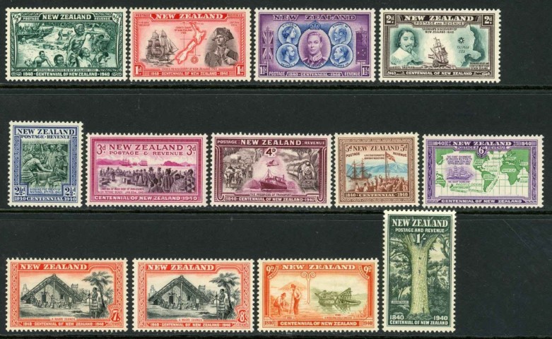 New Zealand 1940 SG.613-625 M/M