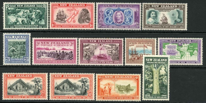 New Zealand 1940 SG.613-625 M/M (1)