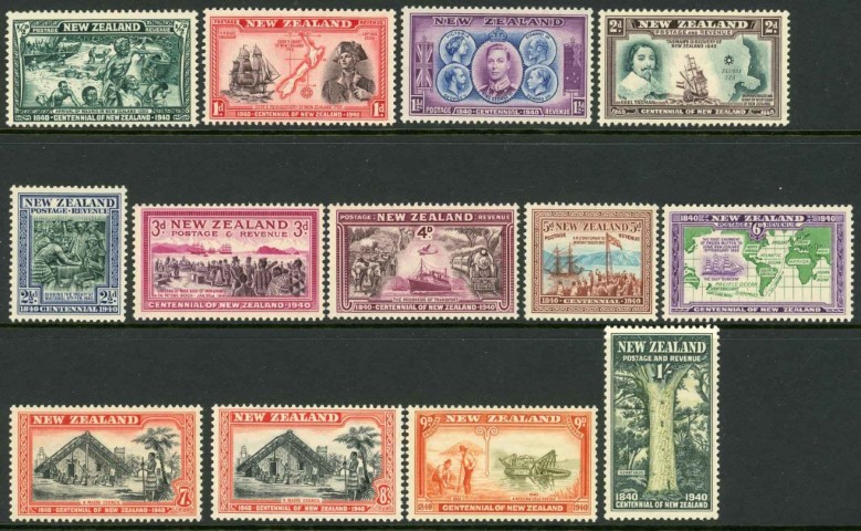 New Zealand 1940 SG.613-625 U/M