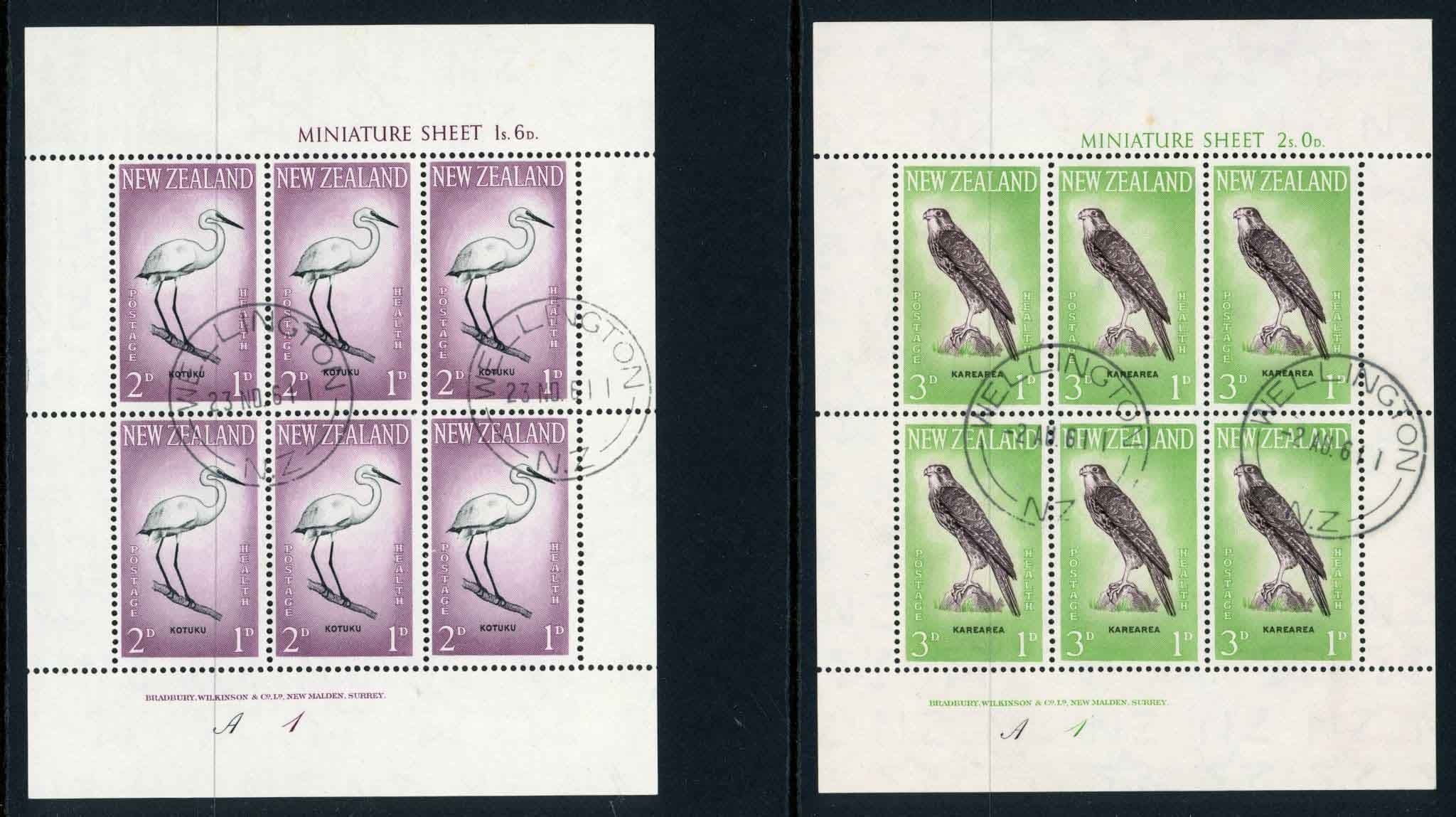 New Zealand 1961 SG.806-807 F/U in blocks of 6