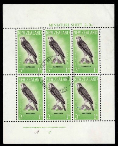 New Zealand 1961 SG.MS807a F/U (2 sheets)