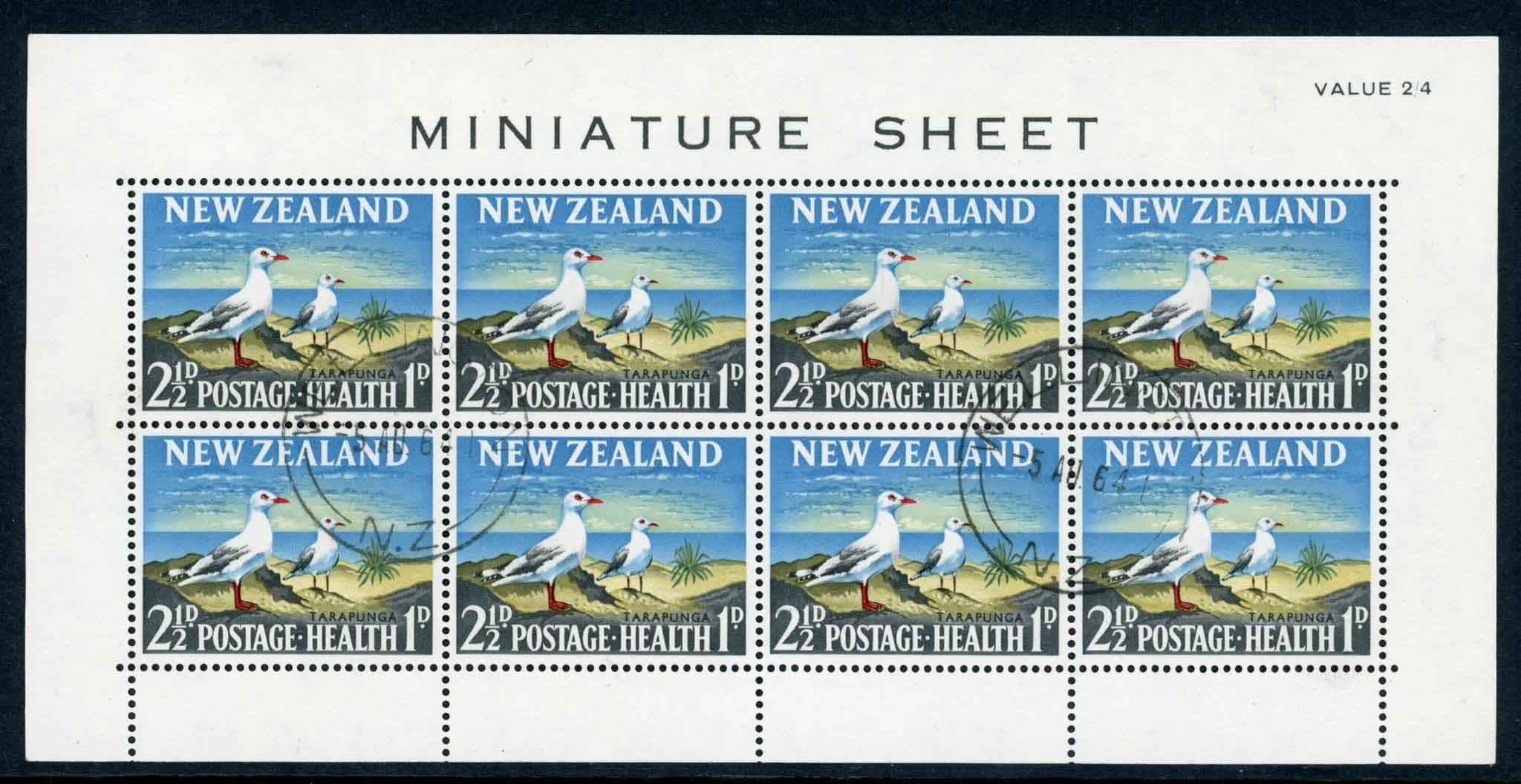 New Zealand 1964 SG.MS823b F/U (2 sheets)