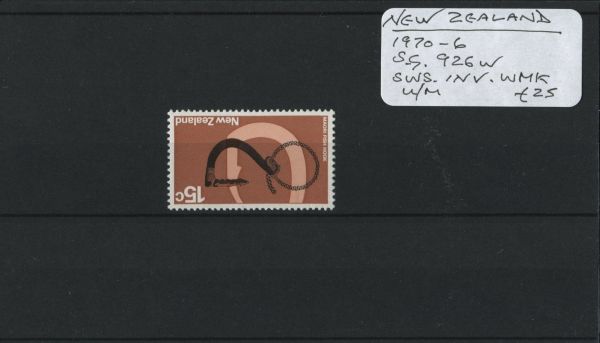 New Zealand 1970-76 SG.926w SWS INV WMK U/M