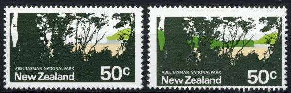 New Zealand 1971 SG.932c dark green omitted U/M