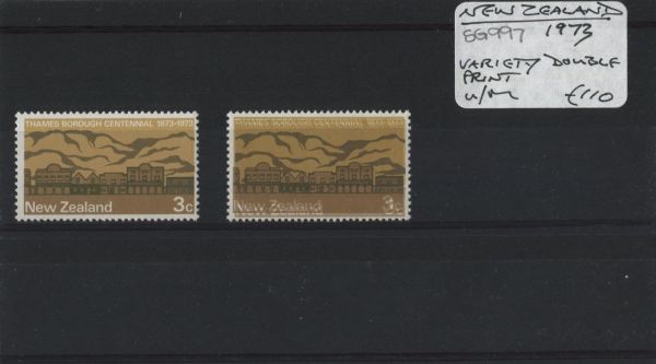 New Zealand 1973 SG.997 Var. Double Print U/M