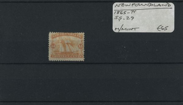 Newfoundland 1865-71 SG.29 M/M