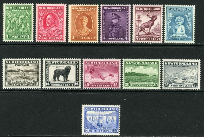 Newfoundland 1932 SG.209-220 M/M