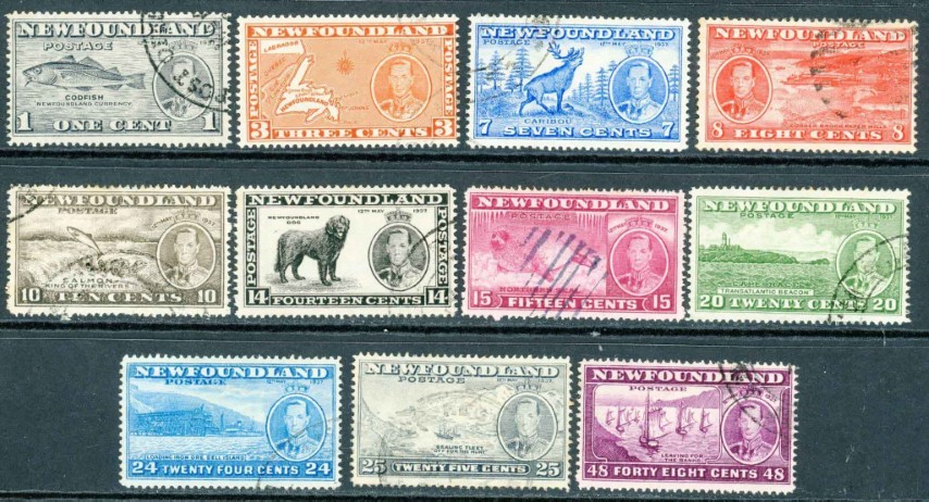 Newfoundland 1937 SG.257-267 F/U