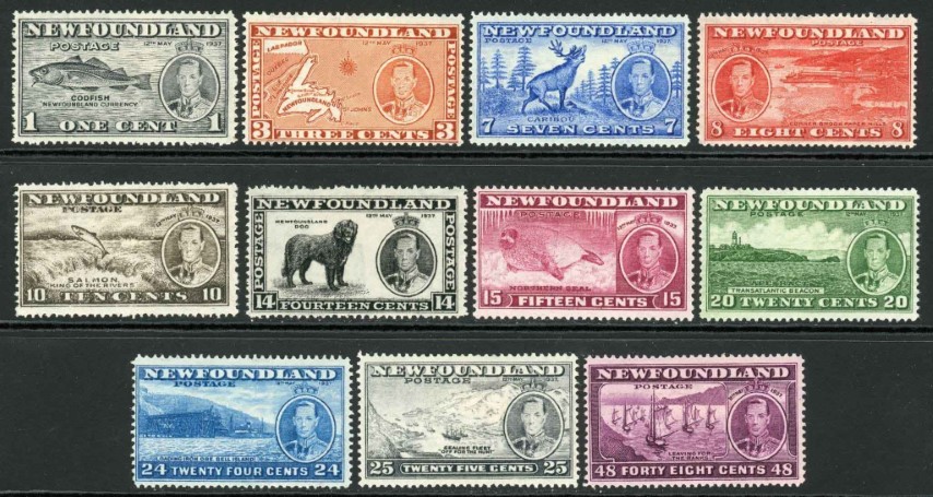 Newfoundland 1937 SG.257-267 M/M (1)