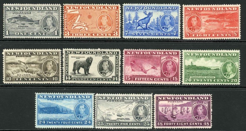 Newfoundland 1937 SG.257-267 M/M (2)