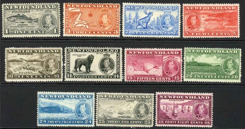 Newfoundland 1937 SG.257-267 M/M