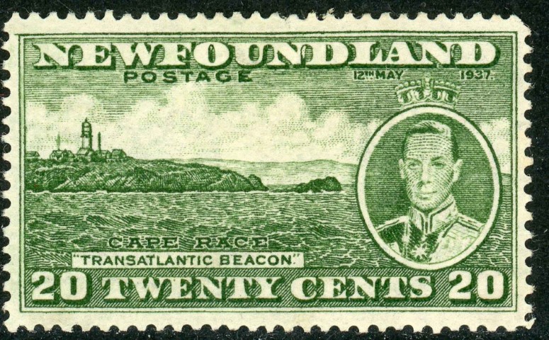 Newfoundland 1937 SG.264c M/M variety ''extra chimney'' (1)