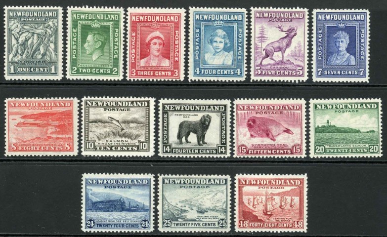 Newfoundland 1941-44 SG.276-289 M/M