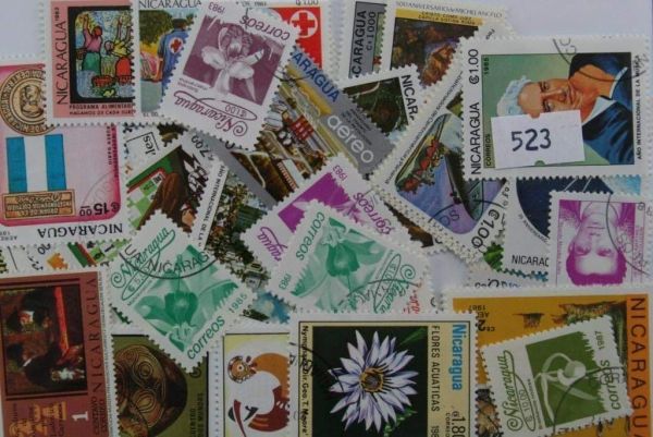 Nicaragua 100 Stamps (523)