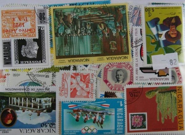 Nicaragua 250 Stamps (82)