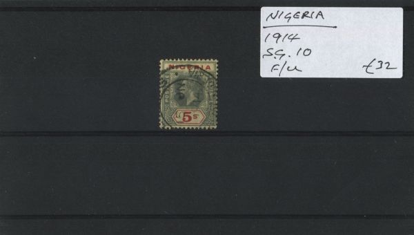 Nigeria 1914 SG.10 F/U