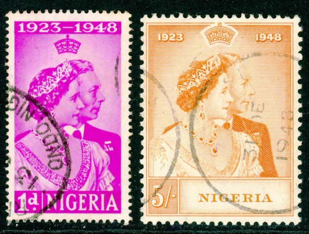 Nigeria 1948 SG.62-63 F/U