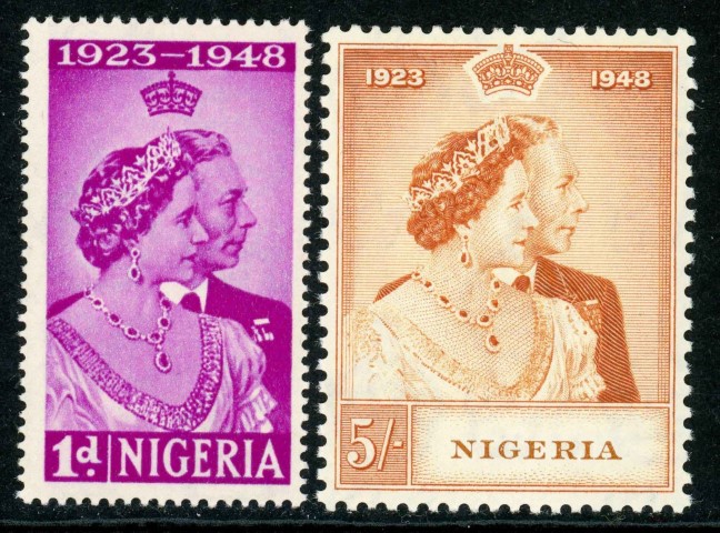 Nigeria 1948 SG.62-63 U/M