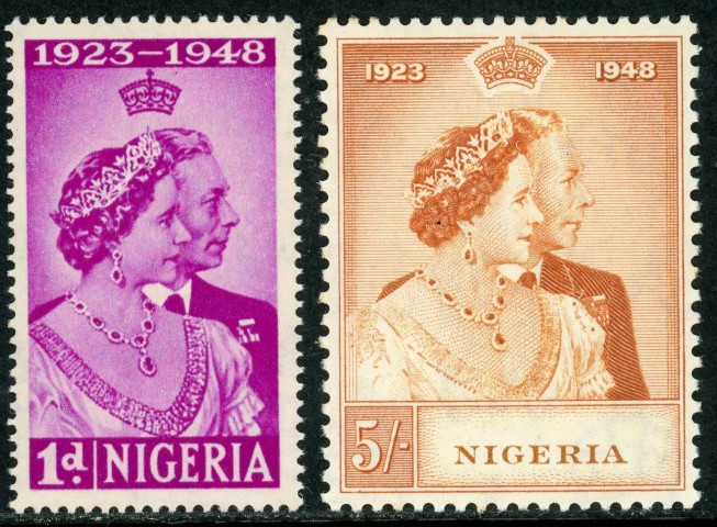 Nigeria 1948 SG.62-63 U/M