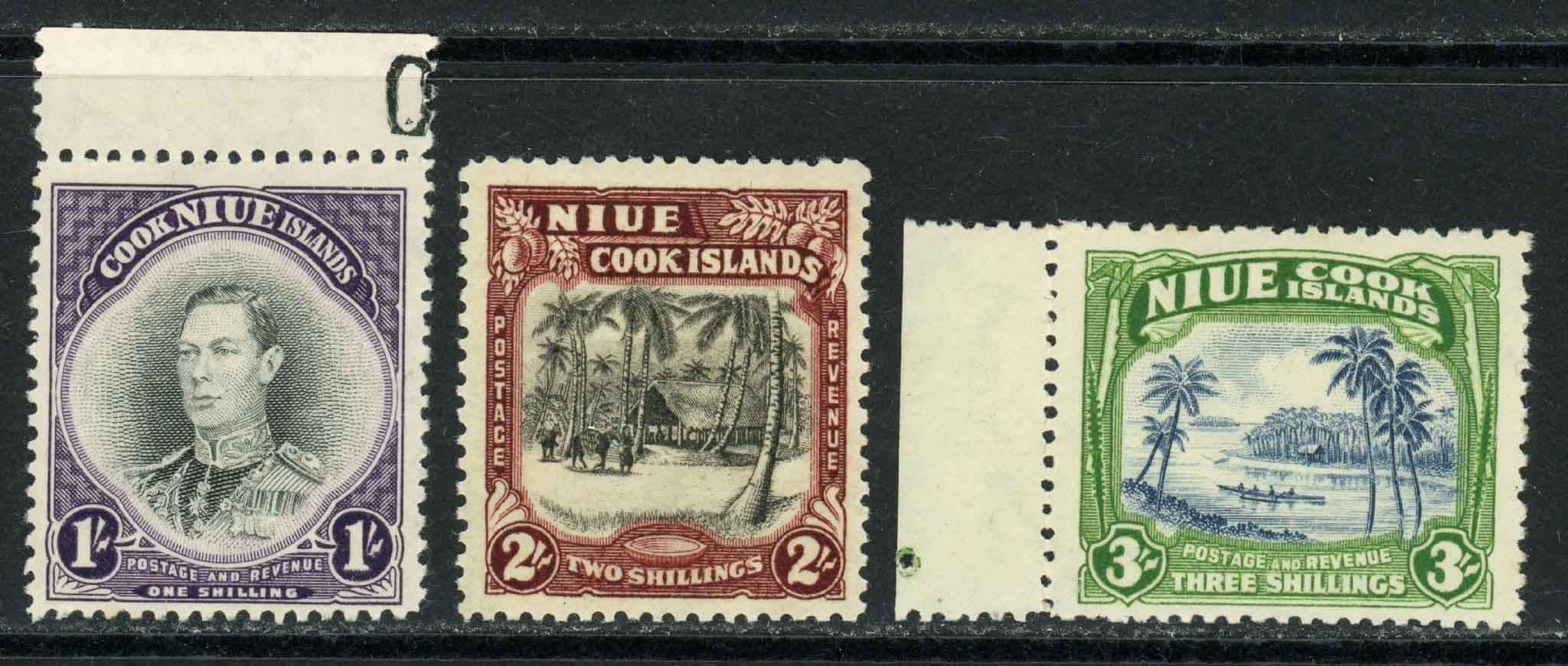 Niue 1938 SG.75-77 M/M (10)