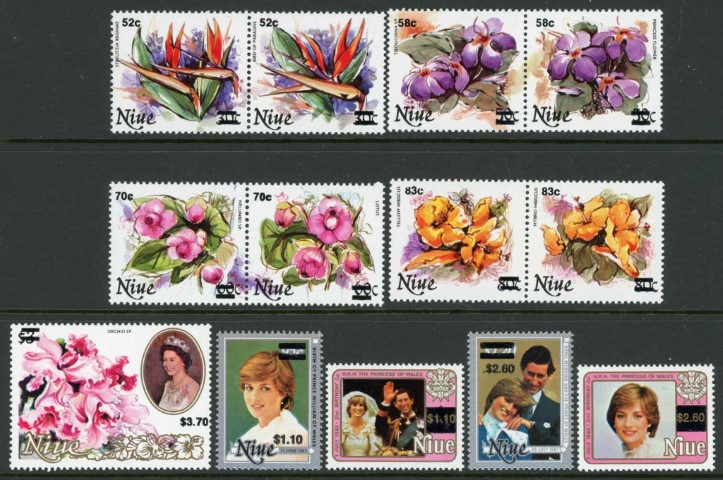 Niue 1983 SG.509-521 U/M