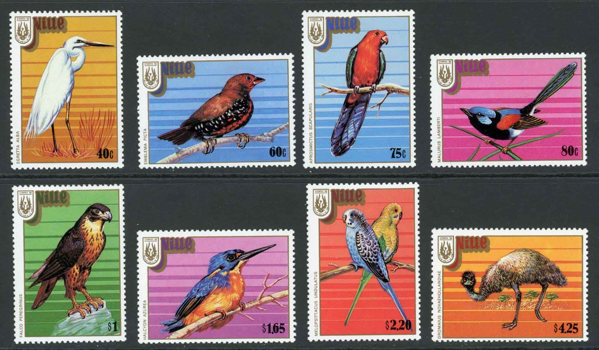 Niue 1986 SG.628-635 U/M