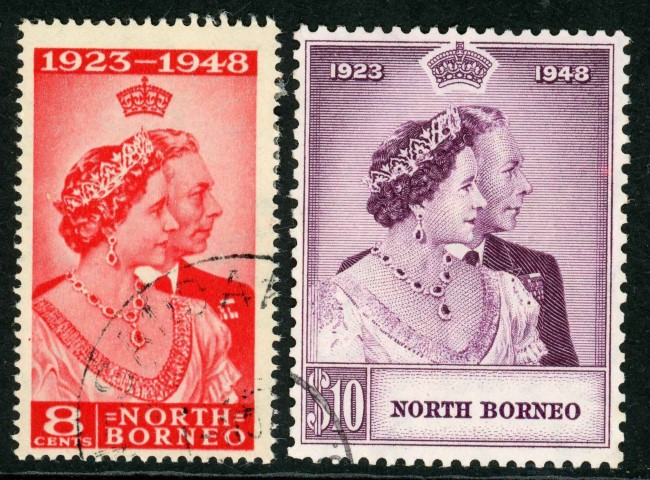 North Borneo 1948 SG.350-351 F/U (1)