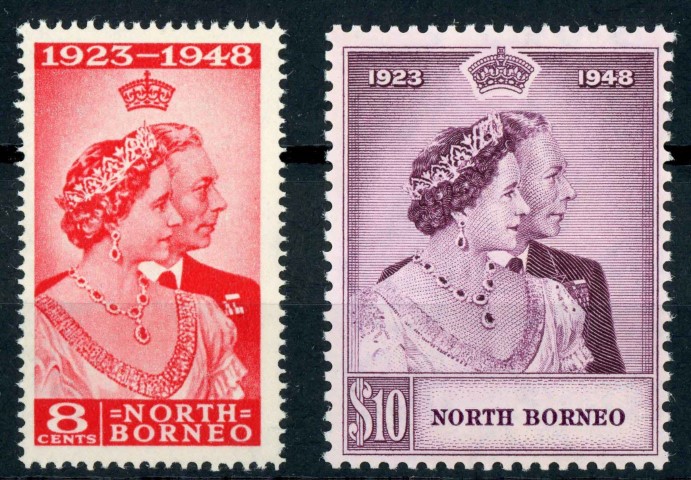 North Borneo 1948 SG.350-351 U/M