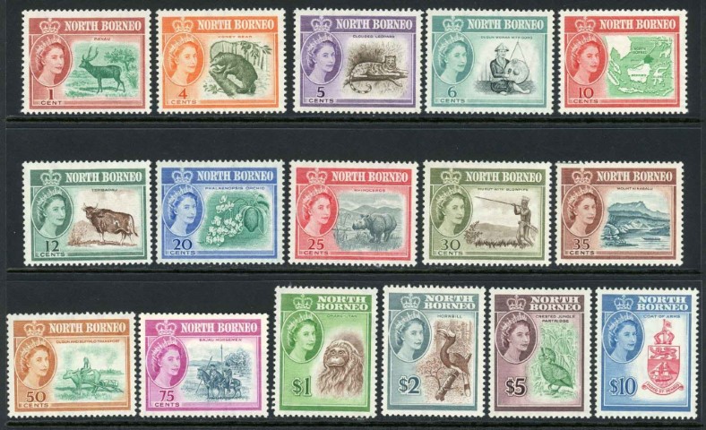 North Borneo 1961 SG.391-406 U/M