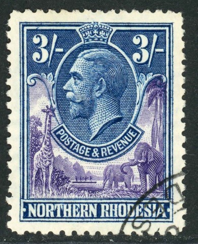 Northern Rhodesia 1925-29 SG.13 F/U