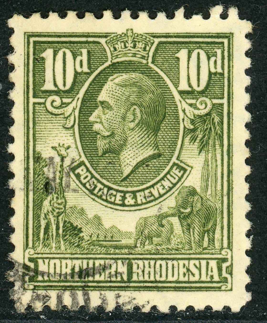 Northern Rhodesia 1925-29 SG.9 F/U