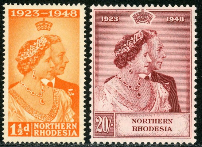 Northern Rhodesia 1948 SG.48-49 M/M