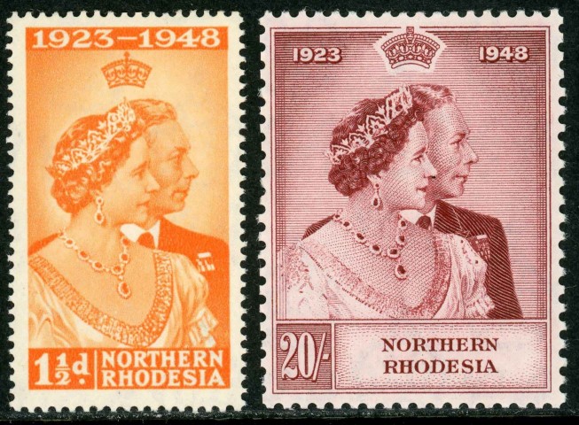 Northern Rhodesia 1948 SG.48-49 U/M