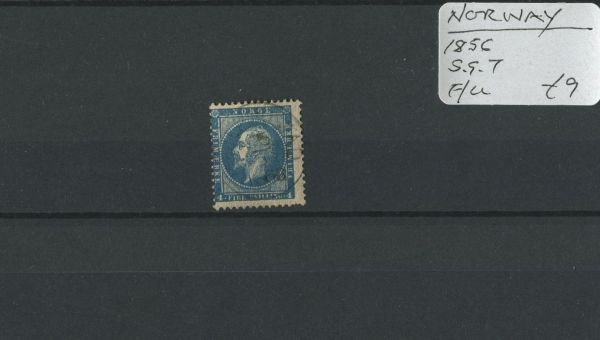 Norway 1856 SG.7 F/U