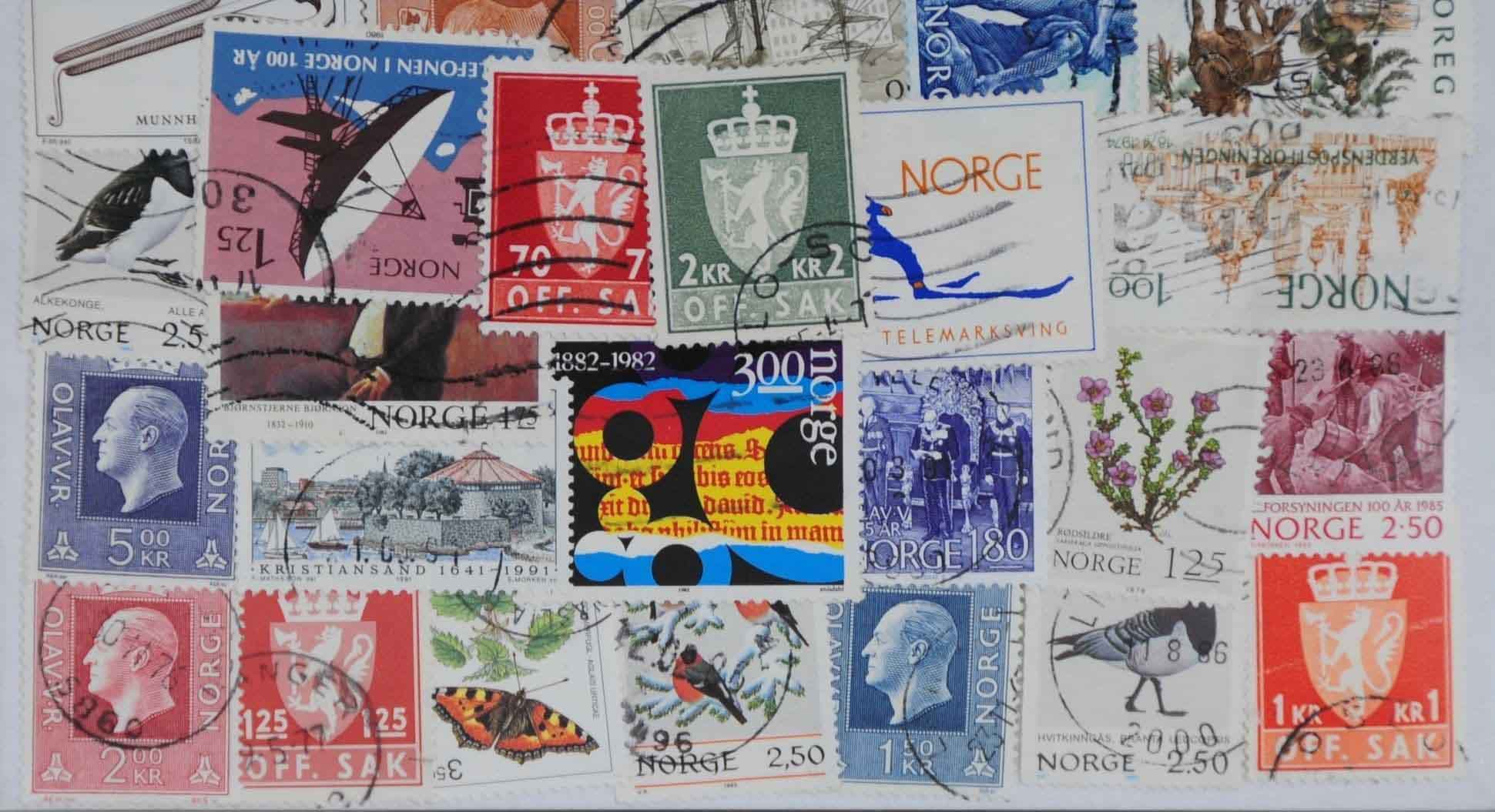 Norway 25 Stamps (Large format) (L236)