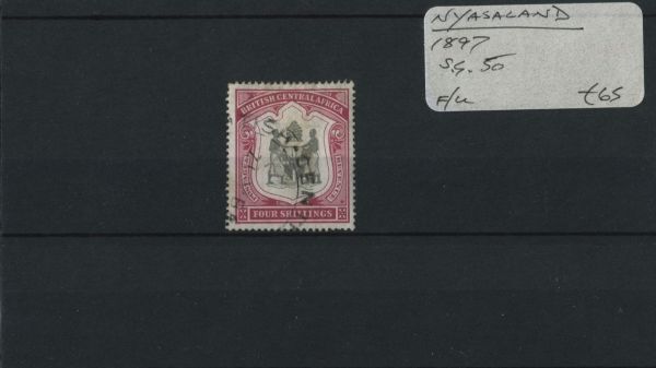 Nyasaland 1897 SG.50 F/U