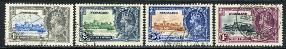 Nyasaland 1935 SG.123-126 F/U